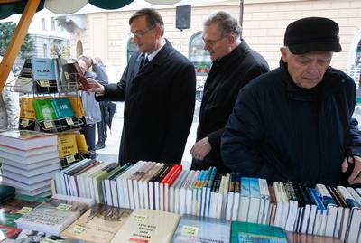 Predsednik republike dr. Danilo Türk se je udeležil slavnostnega odprtja 17. slovenskih dnevov knjige (foto: Stanko Gruden/STA)