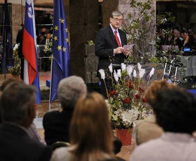 Predsednik republike dr. Danilo Türk se je udeležil sklepne prireditve akcije Moj zdravnik 2011 (foto: Nebojša Tejić/STA)