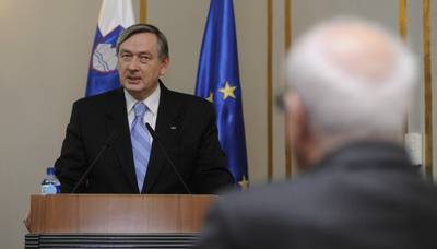 Predsednik republike dr. Danilo Türk se je udeležil znanstvenega posveta "Dvajset let slovenske državnosti (foto: Nebojša Tejić/STA)