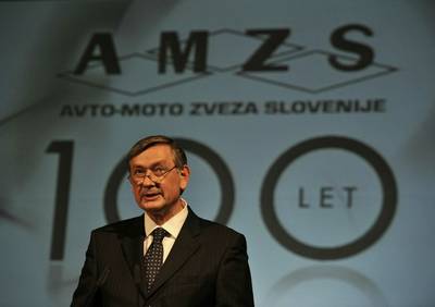 Predsednik republike dr. Danilo Türk se je udeležil slavnostne akademije ob 100. obletnici delovanja Avto-moto zveze Slovenije (FA BOBO)