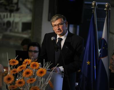 Predsednik republike dr. Danilo Türk se je udeležil prireditve ob 20. obletnici ustanovitve Slovenske tiskovne agencije (foto: Nebojša Tejić/STA)