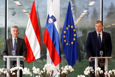 Predsednik Republike Slovenije dr. Danilo Türk je sprejel zveznega predsednika Republike Avstrije dr. Heinza Fischerja (foto: Stanko Gruden/STA)