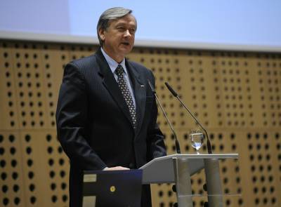Predsednik republike dr. Danilo Türk se je udeležil odprtja 5. Strateške konference o trgovini (foto: Nebojša Tejić/STA)