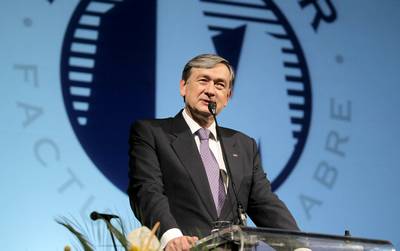 Predsednik republike dr. Danilo Türk se je udeležil 11. slavnostne podelitve mojstrskih diplom Obrtno-podjetniške zbornice Slovenije (foto: Daniel Novakovič/STA)