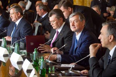 Predsednik Republike Slovenije dr. Danilo Türk se je udeležil 17. Vrha predsednikov srednjeevropskih držav (foto: Stanko Gruden/STA)