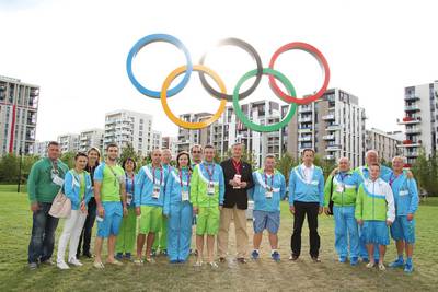 Predsednik Republike Slovenije dr. Danilo Türk ter minister za izobraževanje, znanost, kulturo in šport dr. Žiga Turk sta obiskala slovensko olimpijsko vas, kjer sta se srečala s slovenskimi olimpijskimi športniki (foto: Getty Images)