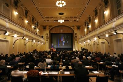 Predsednik republike dr. Danilo Türk se je udeležil odprtja Svetovnega inženirskega foruma 2012 z naslovom "Trajnostna gradnja za ljudi" (foto: Nebojša Tejić/STA)