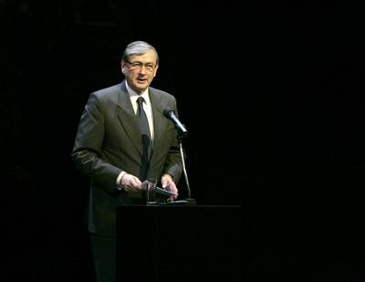 Predsednik republike dr. Danilo Türk se je udeležil slovesnosti ob 80. obletnici rotarijstva na Slovenskem (foto: Tina Kosec/STA)