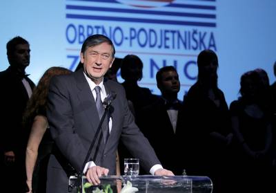 Predsednik republike dr. Danilo Türk se je udeležil 10. jubilejne podelitve mojstrskih diplom Obrtno-podjetniške zbornice Slovenije (foto: Daniel Novakovič/STA)
