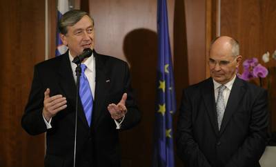 Predsednik republike dr. Danilo Türk se je udeležil 18. zbora državnih tožilcev (foto: Nebojša Tejić/STA)