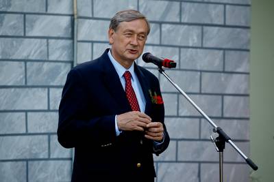 Predsednik republike dr. Danilo Türk se je udeležil odprtja 10. kulturnih dnevov pod Globočakom (foto: Stanko Gruden/STA)