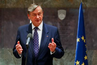 Predsednik republike dr. Danilo Türk je ob svetovnem dnevu habitata odprl razstavo Trajnostna arhitektura po vsej Evropi (foto: Stanko Gruden/STA)
