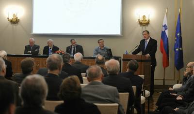 Predsednik republike dr. Danilo Türk se je udeležil znanstvenega posveta "Dvajset let slovenske državnosti (foto: Nebojša Tejić/STA)