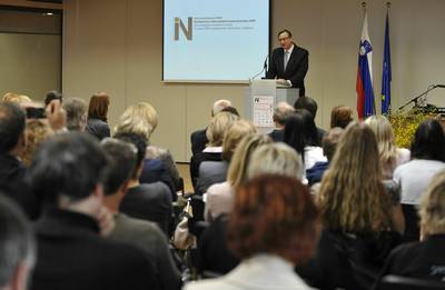 Predsednik republike dr. Danilo Türk se je udeležil odprtja InCo konference 2009 – Konference o inovacijskem komuniciranju (FA BOBO)