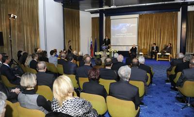 Predsednik republike dr. Danilo Türk se je udeležil slovesnosti ob 35. obletnici delovanja Mednarodnega centra za promocijo podjetij – ICPE (foto: Nebojša Tejić/STA)