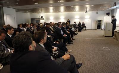 Predsednik republike dr. Danilo Türk se je udeležil 12. vrha kmetijskih in živilskih podjetij (foto: Tina Kosec/STA)