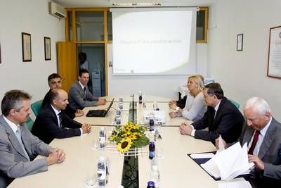 Predsednik republike dr. Danilo Türk je obiskal družbo Pivka perutninarstvo (foto: Stanko Gruden/STA)