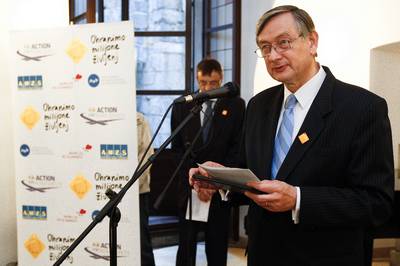 Predsednik republike dr. Danilo Türk se je udeležil prireditve "Desetletje za večjo varnost na cestah 2011–2020" (foto: Stanko Gruden/STA)