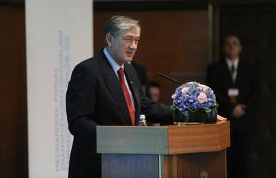 Predsednik republike dr. Danilo Türk se je udeležil mednarodne konference "Zdravstvo brez meja" (foto: Nebojša Tejić/STA)