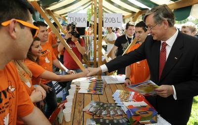 Predsednik republike dr. Danilo Türk se je udeležil odprtja Škisove tržnice 2012 (foto: Nebojša Tejić/STA)