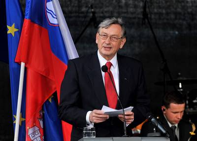 Predsednik republike dr. Danilo Türk se je udeležil slovesnosti ob 20. obletnici pekrskih dogodkov (foto: Tamino Petelinšek/STA)
