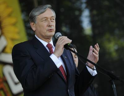 Predsednik republike dr. Danilo Türk se je udeležil odprtja Škisove tržnice 2012 (foto: Nebojša Tejić/STA)