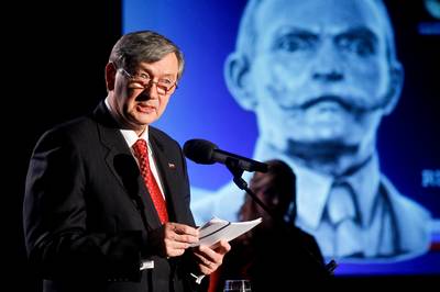 Predsednik republike dr. Danilo Türk se je udeležil osrednje slovesnosti ob dnevu Rudolfa Maistra (foto: Stanko Gruden/STA)