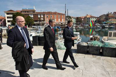 Predsednik republike dr. Danilo Türk je obiskal občino Izola (foto: Stanko Gruden/STA)