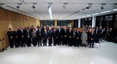 Predsednik republike dr. Danilo Türk je priredil sprejem za svojce padlih pripadnikov Teritorialne obrambe Republike Slovenije, Ministrstva za notranje zadeve in civilnih žrtev ter za ranjene v vojni za Slovenijo (foto: Nebojša Tejić/STA)