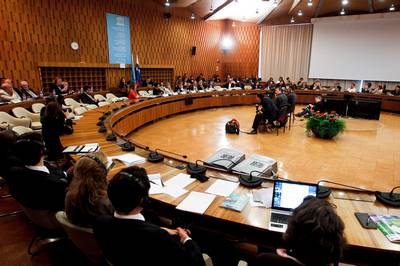 Predsednik Republike Slovenije dr. Danilo Türk se je udeležil Unescovega Foruma za prihodnost (foto: Stanko Gruden/STA)