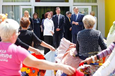 Predsednik republike dr. Danilo Türk je obiskal Center dnevnih aktivnosti za starejše občane Koper (foto: Stanko Gruden/STA)