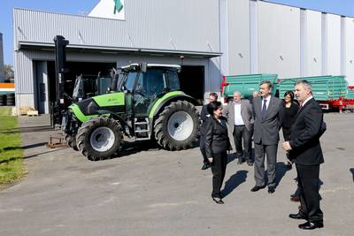 Obisk predsednika republike dr. Danila Türka v podjetju Farmtech (foto: Stanko Gruden/STA)