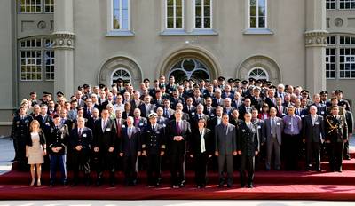 Predsednik republike dr. Danilo Türk se je udeležil otvoritvene slovesnosti mednarodne konference z naslovom "Izzivi zoperstavljanja terorizmu v regiji JV Evrope" (foto: Stanko Gruden/STA)
