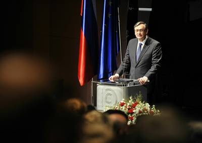 Predsednik republike dr. Danilo Türk se je udeležil prireditve v počastitev 90. obletnice delovanja Medicinske fakultete Univerze v Ljubljani (FA BOBO)