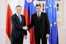 President Pahor and Polish President Duda discuss the current situation in Ukraine 