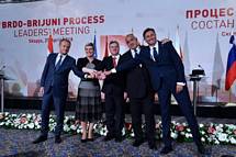 President Pahor at the meeting of the leaders of the Brdo Brijuni Process in Skopje 