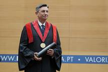 President Pahor awarded honorary doctorate by the University of Lisbon – Doctor Honoris Causa – for his efforts for reconciliation and the common European project