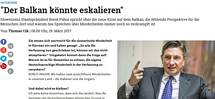 President Pahor in Kleine Zeitung“The Balkans Could Escalate”