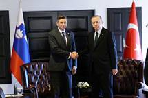Bilateral meeting between President Pahor and President Erdoğan on Ukraine and the Western Balkans