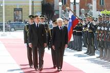 Presidents Pahor and Mattarella stress the values of peace and respect in relations between two neighbouring nations and countries