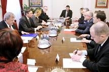 President Pahor receives Montenegrin Minister of Foreign Affairs Srđan Darmanović