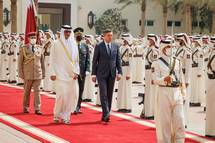 President Pahor and the Emir of Qatar in favour of strengthening all-round cooperation between the two countries