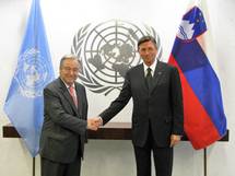 President Pahor’s statement commemorating the 25th anniversary of Slovenia's United Nations membership: “It does not matter how big a country is, but how big are its ideas.”