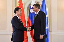 President Pahor receives the Vice Premier of the People’s Republic of China 