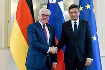 President Pahor and German President Steinmeier discuss the current situation in Ukraine 