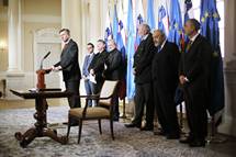 President Pahor hosts a formal signing of the Ljubljana Initiative at the Presidential Palace