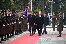 President Pahor on a state visit to Zagreb: 