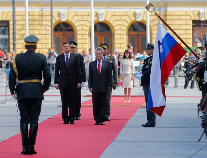 The President of the Republic of Slovenia, Borut Pahor, is hosting the Federal President of the Republic of Austria, Dr Heinz Fischer, on his two-day official visit to Slovenia.