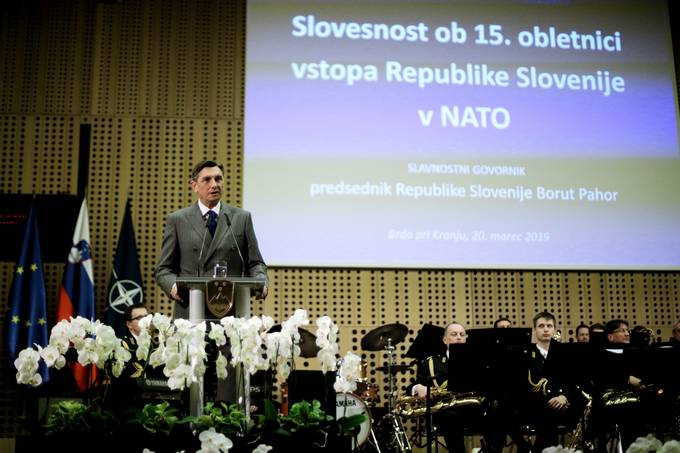 President Pahor’s speech for the 15th anniversary of Slovenia joining NATO