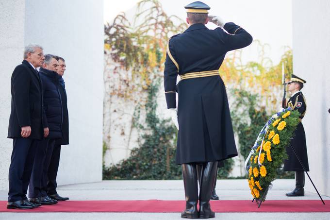 President Pahor and members of the Presidency of Bosnia and Herzegovina on the future of Bosnia and Herzegovina and its European prospects